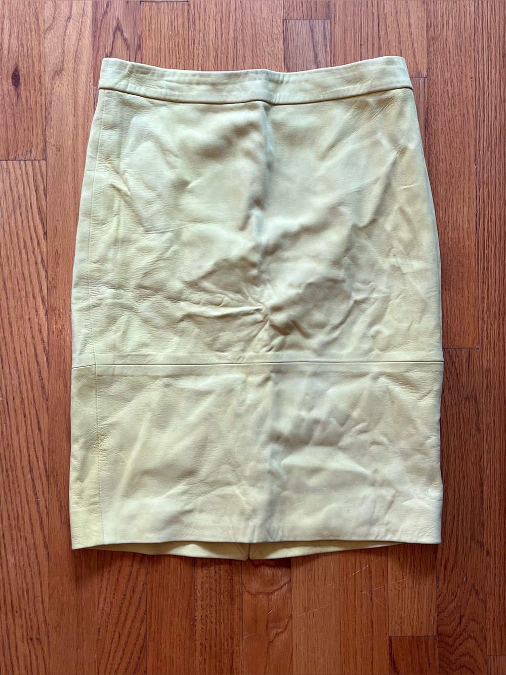 J. Crew Leather Pencil Skirt